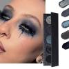 Bottone Black Lasting Eyeshadow Palettes Pigmented Brown Eyeshadow For Women Party Halloween Costume Eye Makeup Lasting Eyeshadow view 3