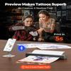MUNBYN Tattoo Stencil Printer ITP05, Wireless Thermal Tattoo Printer with 20 Transfer Papers, Compatible with Android and iOS Phone/Tablet & PC, Tattoo Printers for Tattoo Artists & Beginners (Black) view 3