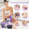 BLITZWAX Waxing Kit for Women with 2.6lb Lavender Waxing Beads for Sensitive Skin, Legs, and Bikini, Beginner Friendly, Fast Heating, 68 Accessories Ideal for Women Men at Home Salon view 2