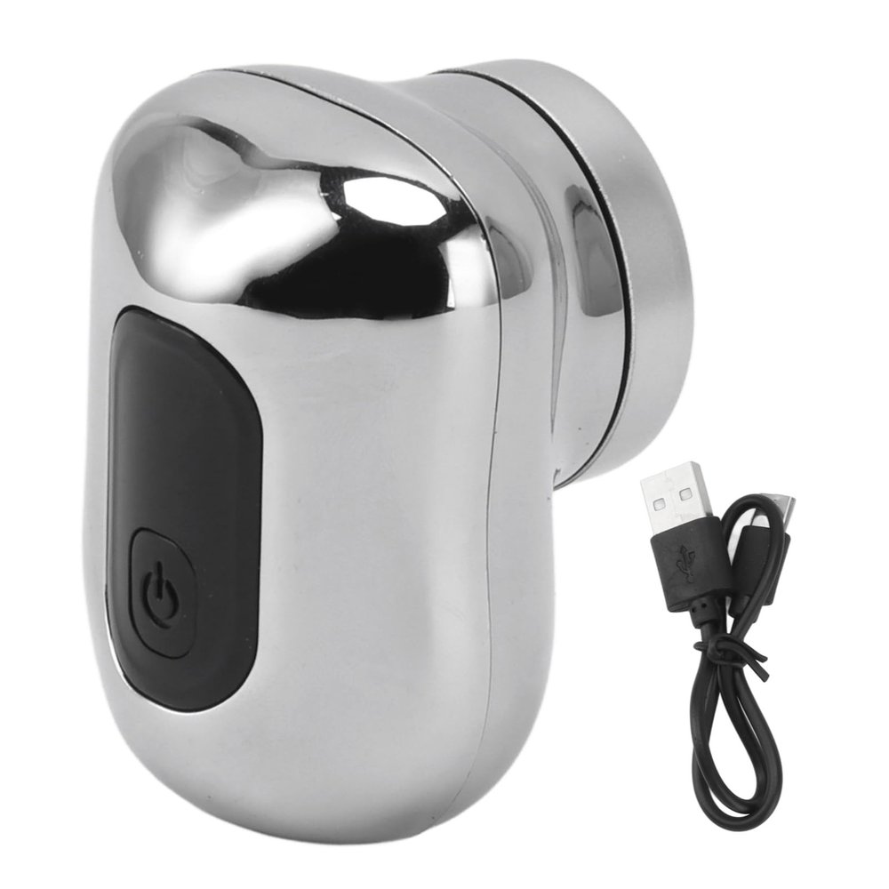 Nachukan Mini Electric Beard Trimmer Portable Professional High Motor Men Beard Clipper Home Travel