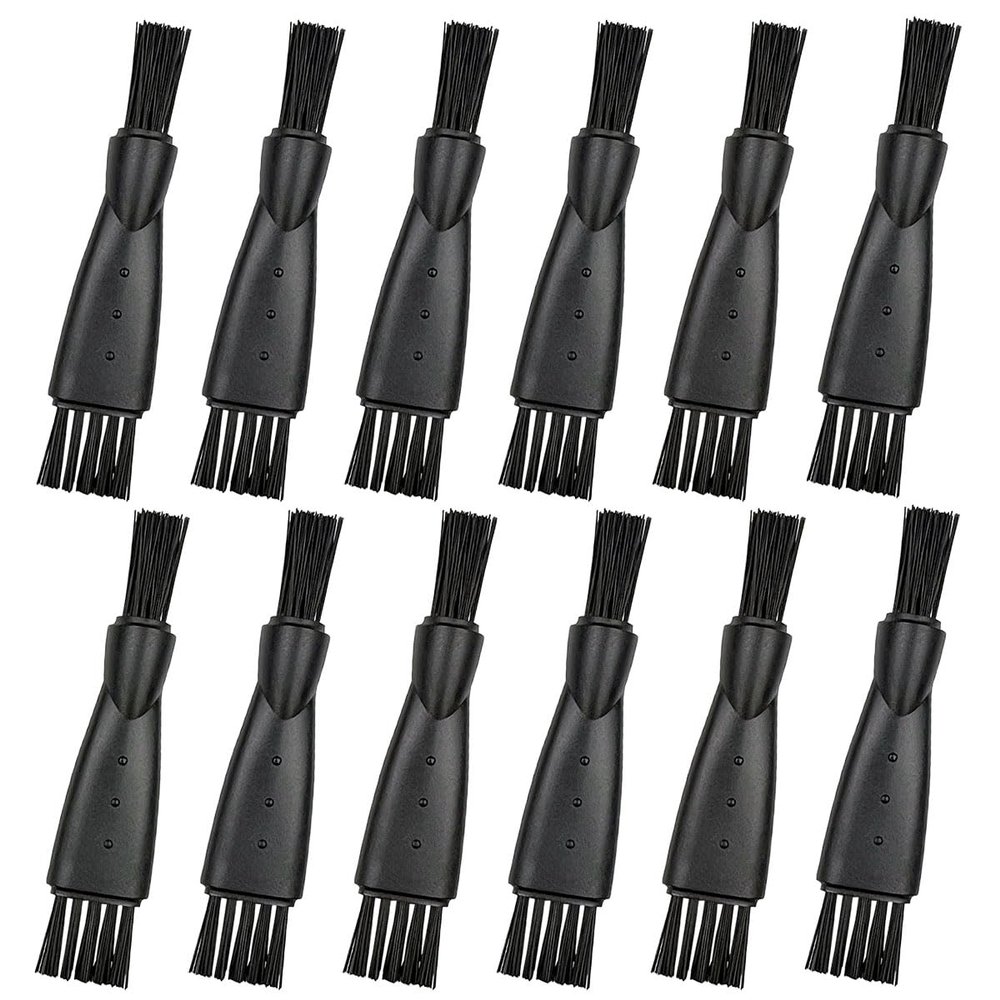 12 Pcs Electric Razor Brush, Shaver Cleaning Brush, Double-Head Shaving Cleaning Brushes, Mini Brush for Cleaning Razor Shaver Trimmer Hair Clipper