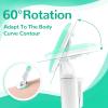 Razors for Women Include 2 Non-Slip Handles and 14 Blade Refills with a Shower Holder, 5 Premium Blades Women's Razors for Shaving with 360 Lubrication Reduces Irritation, Green view 4