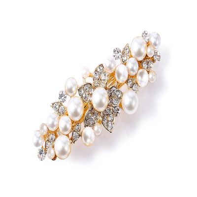 E EMZHOLE Hair Barrettes for Women Pearl Hair Clips for Women Thin Thick Hair French Hair Accessories for Women or Girl Vintage Wedding Hair Accessories for Women and Girls
