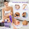 BLITZWAX Brazilian and Bikini Waxing Kit With 2.5lb Lavender Wax Beads, Hard Wax Warmer for Face, Legs and Body, At Home Hair Removal Kit, Beginner Friendly, Digital Fast Heating, 56 Wax Items view 3