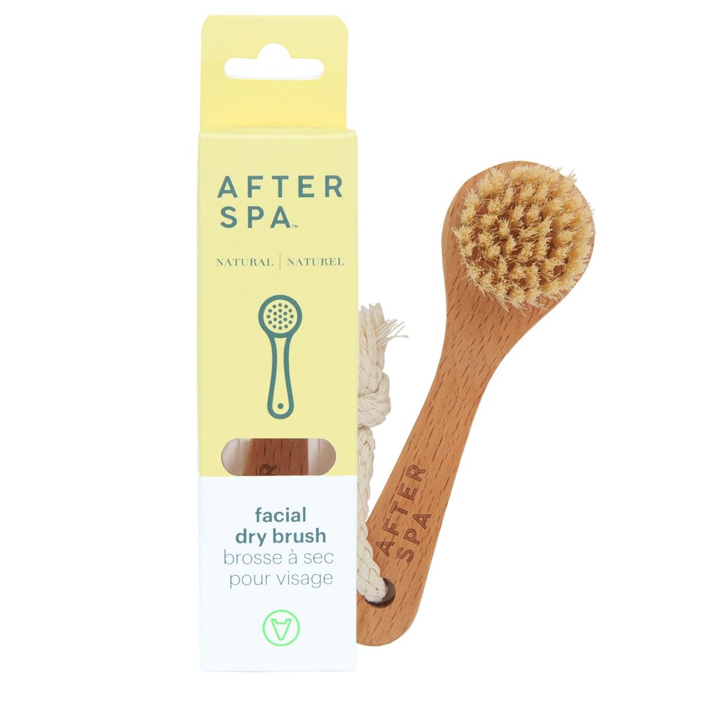 Dry Brushing Face Brush by Afterspa, Exfoliating Facial Brush, Gentle Face Scrubber, Vegan and Cruelty-Free, Pack of 12 (Facial, 1, Count)