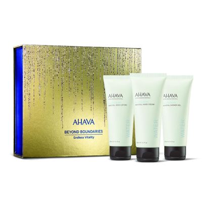 AHAVA Smooth Moves Duo  Includes Mineral Hand Cream 100ml & Mineral Foot Cream 100ml  Hydrating Skincare Set for Soft, Nourished Hands & Feet