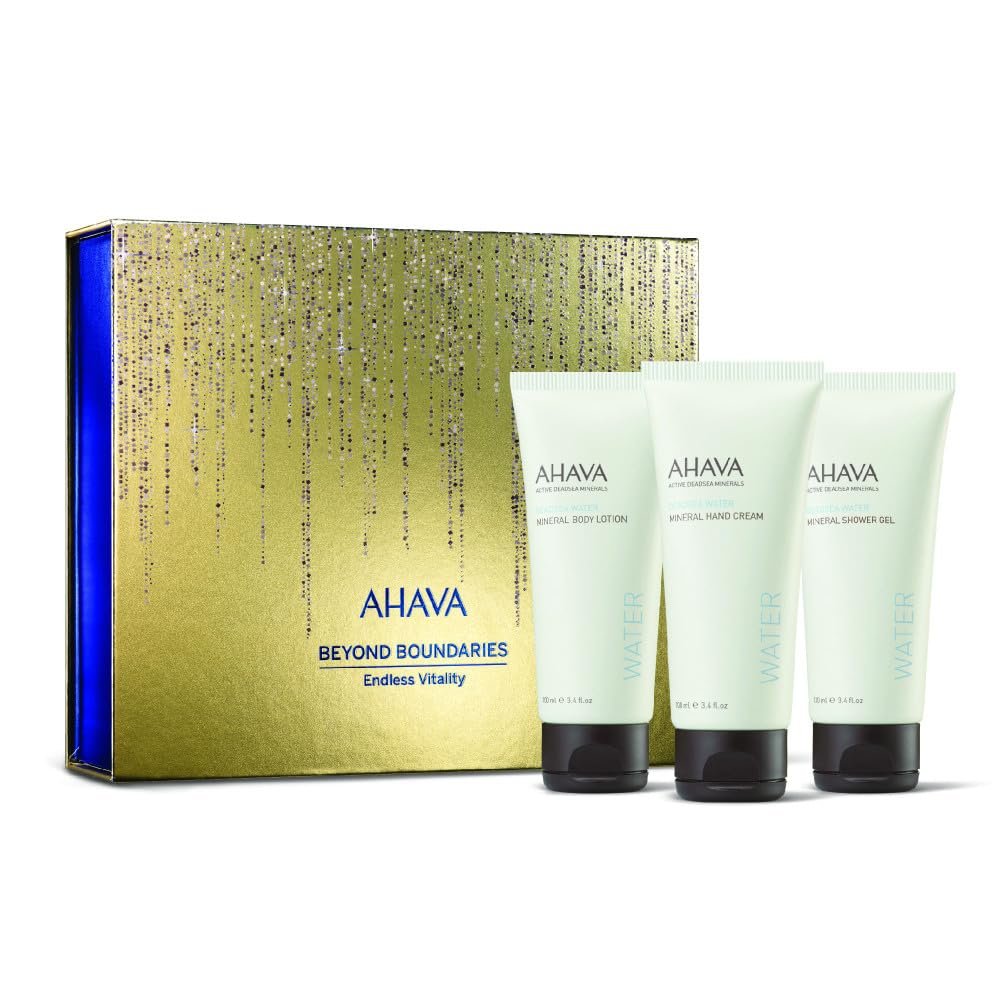 AHAVA Smooth Moves Duo  Includes Mineral Hand Cream 100ml & Mineral Foot Cream 100ml  Hydrating Skincare Set for Soft, Nourished Hands & Feet