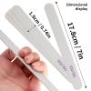 100/180 Grit Nail Files - 50 Pcs Grit Nail Files 100/180 for Acrylic Nails Files Bulk Double Sided Emery Board Reusable Files for Natural Nails view 2