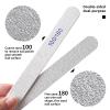 100/180 Grit Nail Files - 50 Pcs Grit Nail Files 100/180 for Acrylic Nails Files Bulk Double Sided Emery Board Reusable Files for Natural Nails view 3