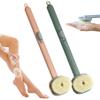 2024 Newest Back Scratcher for Women Men, Long Handle Shower Brush for Body with Soap Dispenser, Skin Scrubber/Exfoliating Brush/Dry Bath Cleaning Bursh (1PC Pink +1PC Green) view 1