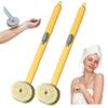 2024 Newest Long Handle Shower Brush for Body with Soap Dispenser, Scrub Shower Cleaning Brush, Bath Massage/Skin Scrubber/Exfoliating Brush/Back Scratcher for Women Men (2PCS Yellow) view 1