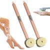 2024 Newest Back Scratcher for Women Men, Long Handle Shower Brush for Body with Soap Dispenser, Skin Scrubber/Exfoliating Brush/Dry Bath Cleaning Bursh (2PCS Pink) view 1