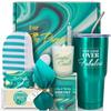 Bath Sets for Women Gift BODY & EARTH Gift Baskets for Women 8pcs Womens Christmas Gifts for Tumbler with Straw Birthday Gifts Mothers Day Gifts for Mom view 1