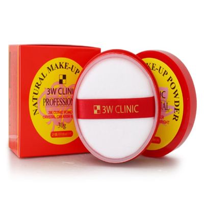 [3W CLINIC] Natural Make-Up Powder 30g/ #23 Natural Beige/Korea Made, 1.05 Ounce (Pack of 1)