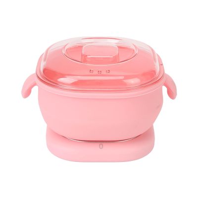 Electric Hot Wax Warmer, 400ml Capacity, 100W, Pink, with Silicone Pot Liner, 110-120V, for Hair Removal