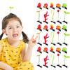 100 Pcs Bean Sprouts Hair Clips Assorted Colors - Unique Rave Accessories for Parties Festivals and Daily Wear view 1