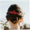 Beavorty Rhinestone Hair Comb for Weddings Elegant Side Comb Hair Accessory for Brides and Bridesmaids Simple Design Material for Adding Glamour to Your Wedding Day Look view 3