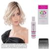 Belle of Hope Mara Ray Stella Moddix Collection Petite/Average Wavy HD Synthetic Wig Mono Part 4pc Bundle: 4oz luxury Shampoo, Comb and 19 page guide (Silk Grey Mix) view 2