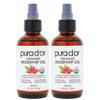 PURA D'OR ORGANIC Rosehip Seed Oil Hair Relaxer (4 Oz x2 = 8 Oz) 100% Pure Cold Pressed USDA Certified All Natural Anti-Aging, Scar Treatment, Gua Sha Massage, Face, Hair & Skin - Women & Men view 1