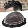 Toupee for Men Swiss Super Welded Lace Hair Piece for Men Durable Lace Men Hair System Soft Human Hair Replacement for Men8X10"-100% density#17 Dark Ash Blonde view 1
