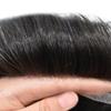 Toupee for Men Swiss Super Welded Lace Hair Piece for Men Durable Lace Men Hair System Soft Human Hair Replacement for Men8X10"-100% density#17 Dark Ash Blonde view 3