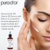 PURA D'OR B3 Niacinamide Advanced Facial Serum (3.3oz x3 = 9.9oz) Skin Care Formula with Retinol For Wrinkles, Hydration & Complexion - All Skin Types, Hypoallergenic - Women & Men view 4