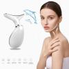 Neck & Face Massager, 7-Color LED Multifunctional Facial Massager, White - Face Sculpting Tool view 3