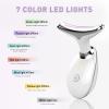 Neck & Face Massager, 7-Color LED Multifunctional Facial Massager, White - Face Sculpting Tool view 4