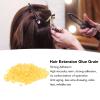 100g Keratin Glue Granules Beads, Hot Fusion Extensions Tool for Hair Extensions, Transparent Yellow Keratin Glue Granules Beads Fusion Hair Tool for Wig I Tip Hair Extensions view 3