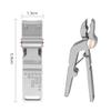 1 Set Fingernail Clipper Easy to Carry Toenail Clipper Ergonomic Design Extra Wide Jaw Opening Nail Clipper Nail Art Supplies, Green,A view 2