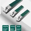 ONLYCT Nail Scissors Set Ear Pick Nail Clipper Tool Household Nail Clippers Stainless Steel Pedicure,Green 6,Piece Set view 2