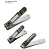 12 Pcs Manicure Set Folding Bag Foot and Face Care Tool Stainless Steel Nail Clipper Kits,Gray view 3