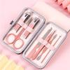 12PCS Nail Clipper Set Stainless Steel Nail Clippers Portable Nail Clippers Kit Nail Art Tools,A,001 7PCS view 1