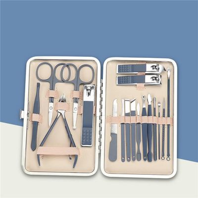 7/8/10/16/18pcs Nail Clipper Set Stainless Steel Manicure Tool Ear Pick Dead Skin Scissors Beauty Tools Set,18PCS