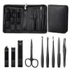 9pcs Nail Clipper Set Household Stainless Steel Ear Spoon Manicure Cutters Portable Manicure Nail Scissors Clipper Trimmers Set,A view 3