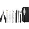 17PCS Pedicure Set kit Ingrown Toenail Trimmer Nail Clippers Cuticle Cutter Pedicure Plier Pedicure Tool,15pcs Set view 1