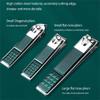 18Pcs Sharp Nail Clipper Set Household Pedicure Tool Nails Scissors Simple Portable Women Men Manicure Cuticle Remover,Light Green view 3
