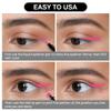 BINGBRUSH Double-head Liquid Stamp Eyeliner Pencil, Colors Flowers Heart Moon Star Shapes Face Stamps Makeup Colorful Waterproof Slim Gel Felt Tip High Pigment Liquid Eyeliner (07#Flower&Pink) view 4
