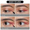 BINGBRUSH Double-head Liquid Stamp Red Eyeliner Pencil, Colors Flowers Heart Moon Star Shapes Face Stamps Makeup Colorful Waterproof Slim Gel Felt Tip High Pigment Liquid Eyeliner(08#Heart Shape&Red) view 4