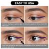 BINGBRUSH Double-head Liquid Stamp Eyeliner Pencil, Colors Flowers Heart Moon Star Shapes Face Stamps Makeup Colorful Waterproof Slim Gel Felt Tip High Pigment Liquid Eyeliner (05#Star&Purple) view 4