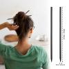 22 Pack Chopsticks for Hair Bun Chinese Hair Sticks, Black Wood Hair Sticks Chopsticks, Pencil Long Hairpins Hair Clips for Hairstyles Decorative Accessories for Women Girls view 2