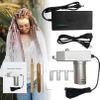 LGEOELIAS Electric Dreadlock Machine, Dreadlock Machine, DIY Dreadlocks Braiding Hair Extensions/Electric Dreadlock Machine with 3 Replacement Head, Fast&Safe Dreadlock Machine-. view 1
