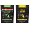 DAILY REMEDY EXTRA STRENGTH Tea Tree Oil & Citrus Detox Foot Soak Set - Made in USA - Soothes Sore Tired Feet, Athletes Foot, Stubborn Foot Odor, Softens Calluses & Refreshes & Detoxifies - Pack of 2 view 1