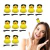 10 Cartoon Duck Plush Hairpin | Little Yellow Duck Hairpin,Soft Yellow Duck Hair Pins,Duck Hair Clips,Funny Plush Yellow Duck Hair Barrettes For Thick Thin Short Long Hair Unique view 1