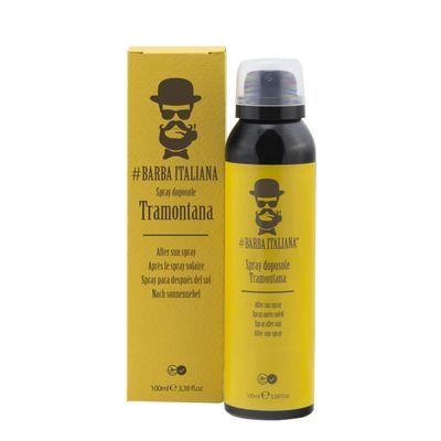 Barba Italiana Tramontana After-Tan Spray for Men 100ml/3.38flOz - Soothing and Hydrating