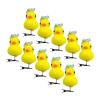 10 Cartoon Duck Plush Hairpin | Little Yellow Duck Hairpin,Soft Yellow Duck Hair Pins,Duck Hair Clips,Funny Plush Yellow Duck Hair Barrettes For Thick Thin Short Long Hair Unique view 1
