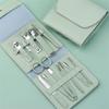 ONLYCT 12PCS Nail Clipper Set Stainless Steel Nail Clippers Portable Nail Clippers Kit Nail Art Tools,Green 12pcs view 1