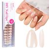 Press On Nails - Short Almond Nails, 160Pcs Acrylic Nails, Fake Nail Tips for DIY Nail Art, Soft Gel Nails, Glazed Donut, 16 Size view 1