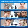Head Shaver for Bald Men, Precision Ultimate Electric Shaver for Bald Men, IPX7 Waterproof Cordless Rechargeable Razor, Wet/Dry Shaving, 6D Rotary Shaver Grooming Kit with Clippers, Nose Trimmer view 4