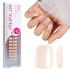 Press On Nails - Short Square Acrylic Nails, 160pcs, Fake Nail Tips for DIY Nail Art, Soft Gel, Glazed Donut, 16 Sizes view 1